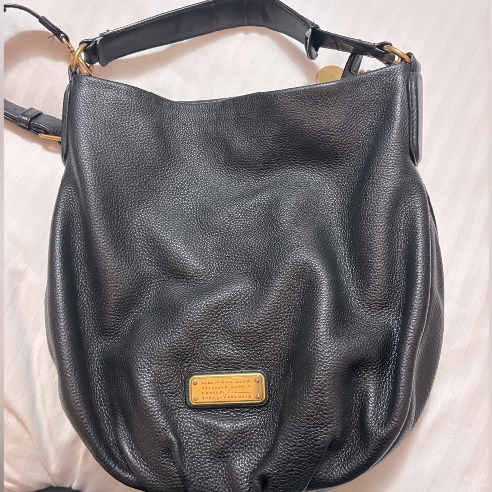 Marc Jacobs black leather bag